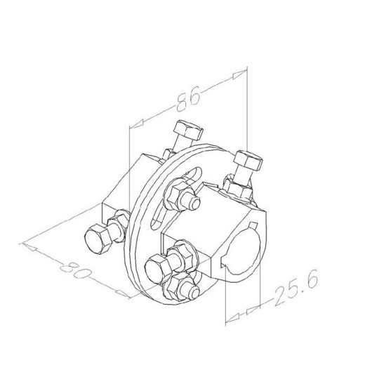 Accouplement R Glable De Mm Pour Porte De Garage Sectionelle