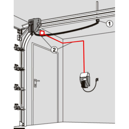 kit de prolongation novoporte pour porte de garage novoferm NFF14806