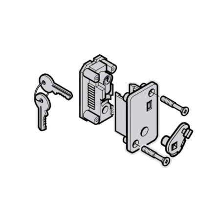 Serrure à Cylindre Profilé Hörmann TS 42.5mm pour portes de garage sectionnelles 3088641