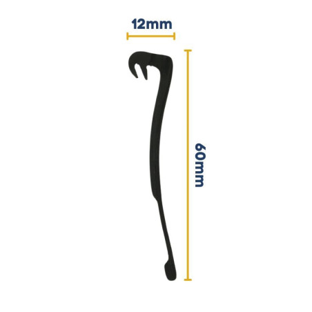 Mesure d'un Joint de linteau pour portes de garage sectionnelles Hörmann Série 20