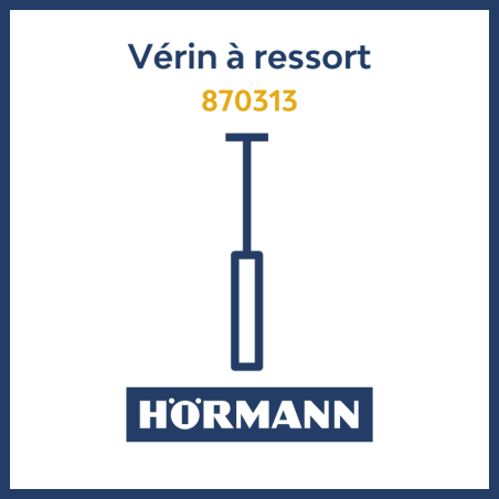 Vérin à ressort pour portes de garage basculantes Hörmann G97 870313