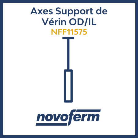 Paire d'axes pour support supérieur de vérin OD/IL nff11575