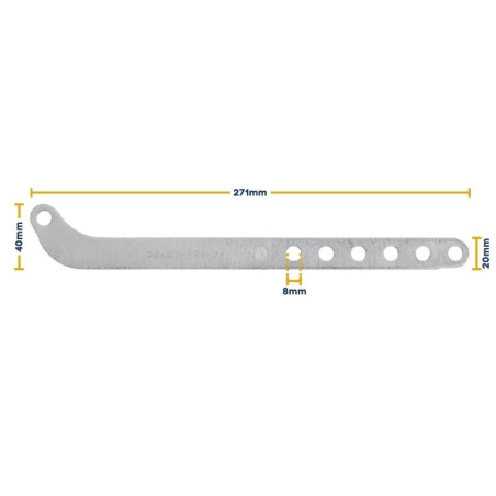 Bras pour Liaison pour Motorisation de porte de garage Hörmann 438302