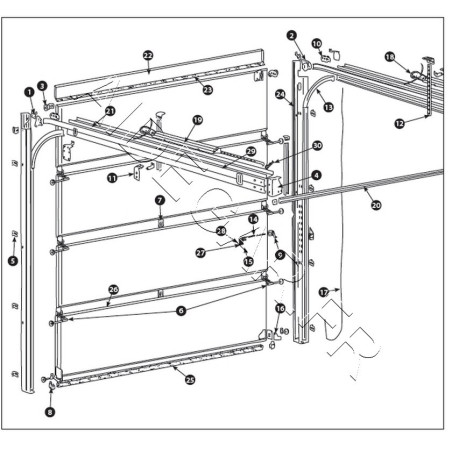 jeu de cintres de rail en acier NFF42046