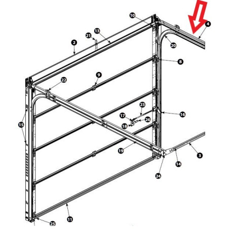 RAILS HORIZONTAUX