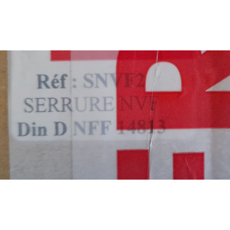 SERRURE PORTILLON MULTIPOINTS ISO 45 NFF14813