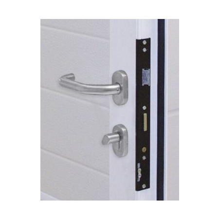 ENSEMBLE POIGNEE PORTILLON ROSACE INOX