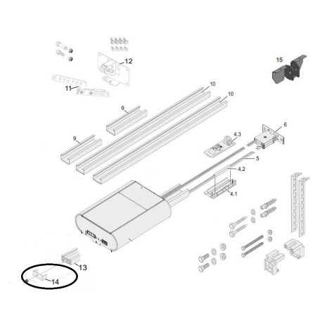 Contre-palier arrière MAGIC Normstahl N000879