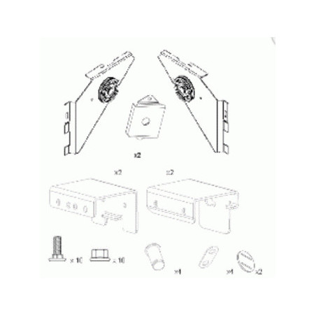 Kit ressorts de tension de linteau bas (TEL) Normstahl