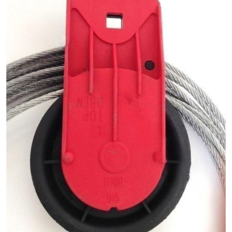 -18A- 2 Cables avec poulie longueur  3775 mm