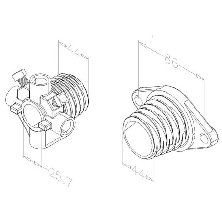 Ressort torsion pour garage diamètre 44 mm 