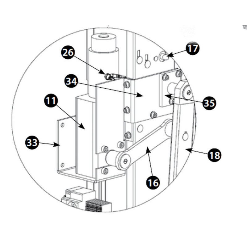 Biellette Novoferm pour porte de parking Trafimatic + NFF16502