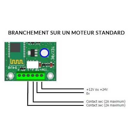 Module de commande bluetooth pour porte de garage NFF15084