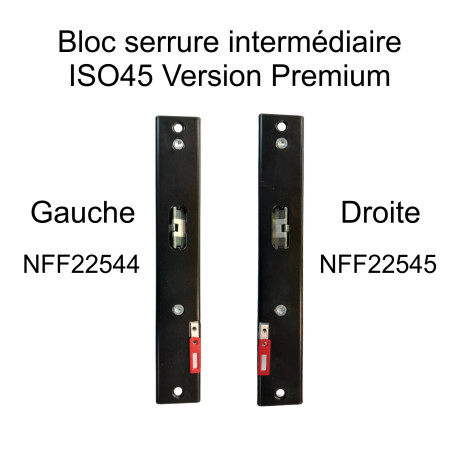 Bloc serrure intermediaire Droite nff22545