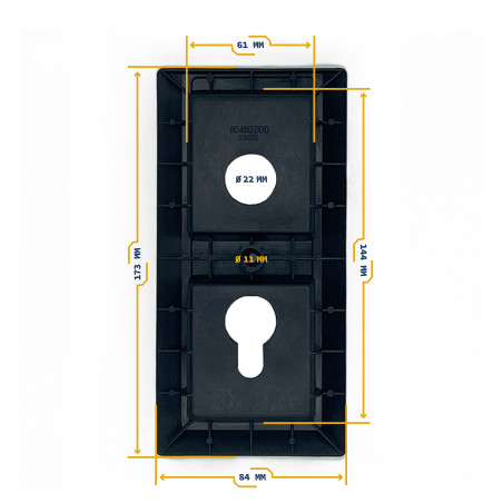 Serrure DL06 pour porte de garage basculante Novoferm 80480100