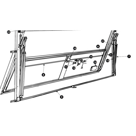 Tringlerie DL sans portillon Novoferm NFF42100 