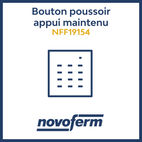 Bouton poussoir_garage_Novoferm_NFF19154