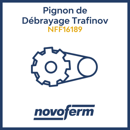 Pignon de débrayage Trafinov_garage_Novoferm_NFF16189