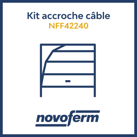 Kit accroche câble_sectionnelles_Novoferm_NFF42240