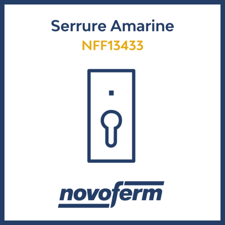 serrure porte garage sectionnelle amarine novoferm nff13433