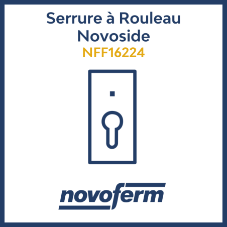 Serrure porte garage latérale Novoferm NFF16224