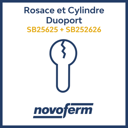 cylindre portes battantes duoport novoferm sb25625