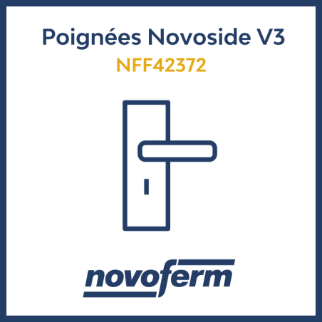 poignées porte garage novoside v3 novoferm nff42372