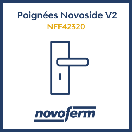 poignées porte garage novoside v2 novoferm nff42320