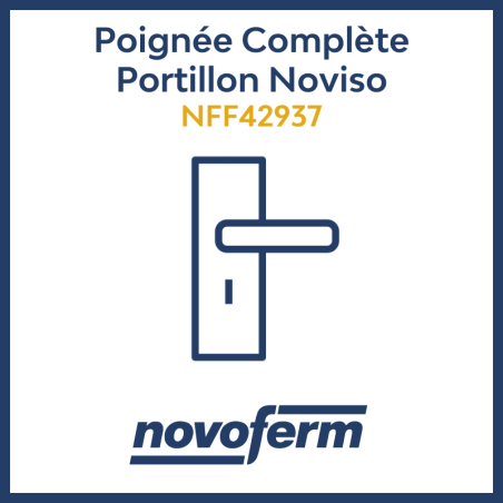 Poignée complète Portillon porte garage Noviso NFF42937