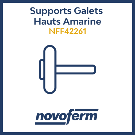 supports galets hauts porte garage Amarine  Novoferm NFF42261