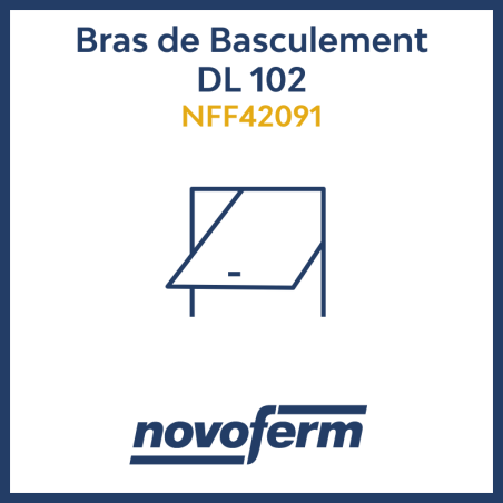 bras basculement Novoferm pour portes de garage basculantes DL 102