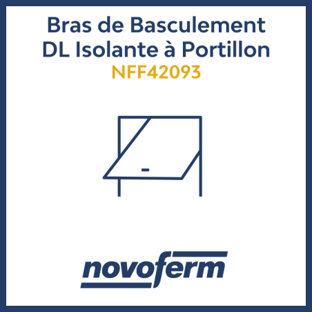 Bras de Basculement pour porte DL Isolante à portillon NFF42093