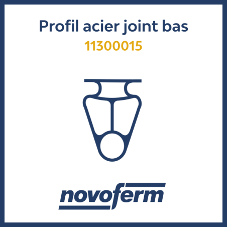 Profil acier joint bas_garage_Novoferm_11300015