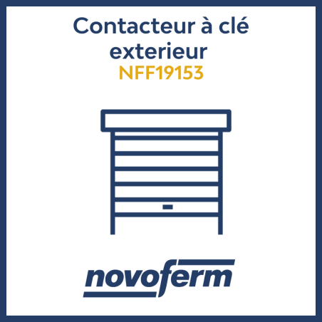 Contacteur à clé exterieur_enroulable_novoferm_NFF19153