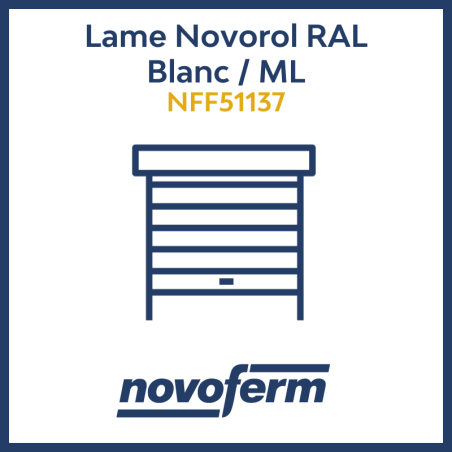 Lame Novorol RAL Blanc / ML _enroulables_Novoferm_NFF51137