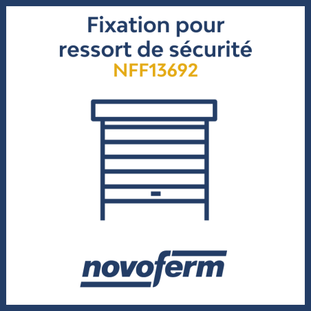 Fixation pour ressort de sécurité_enroulables_Novoferm_NFF13692