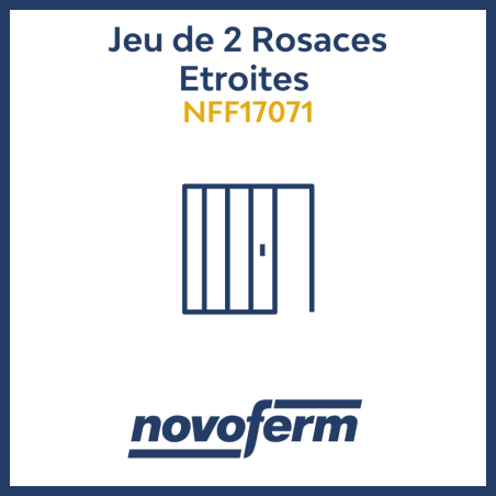 Jeu de 2 Rosaces Etroites_garage_novoferm_NFF17071