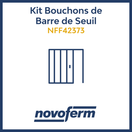 Kit Bouchons de Barre de Seuil_garage_Novoferm_NFF42373