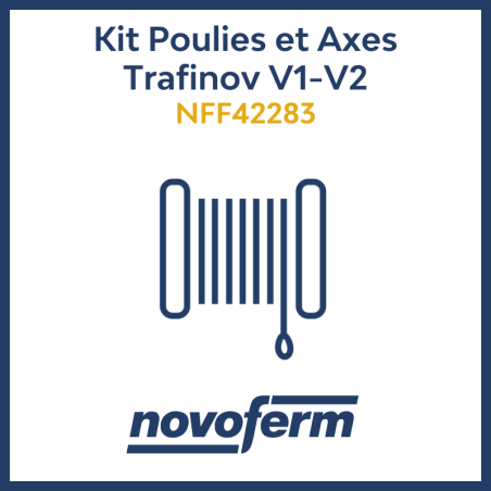 poulies et axes parking trafinov v1 v2 novoferm nff42283