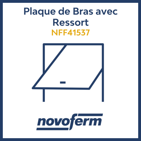 plaque bras avec ressort  parking novoferm nff41537